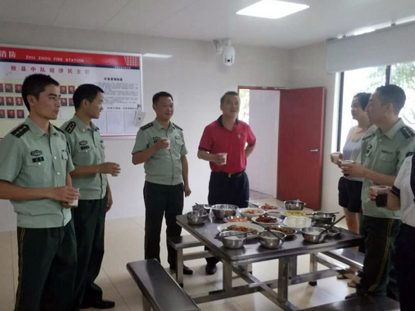 欢庆“八一”攸县消防大队警营活动丰富多彩