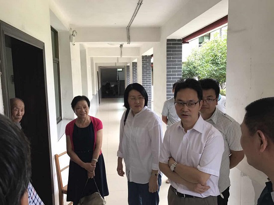 民政部社会福利中心一行莅临网岭敬老院调研视察