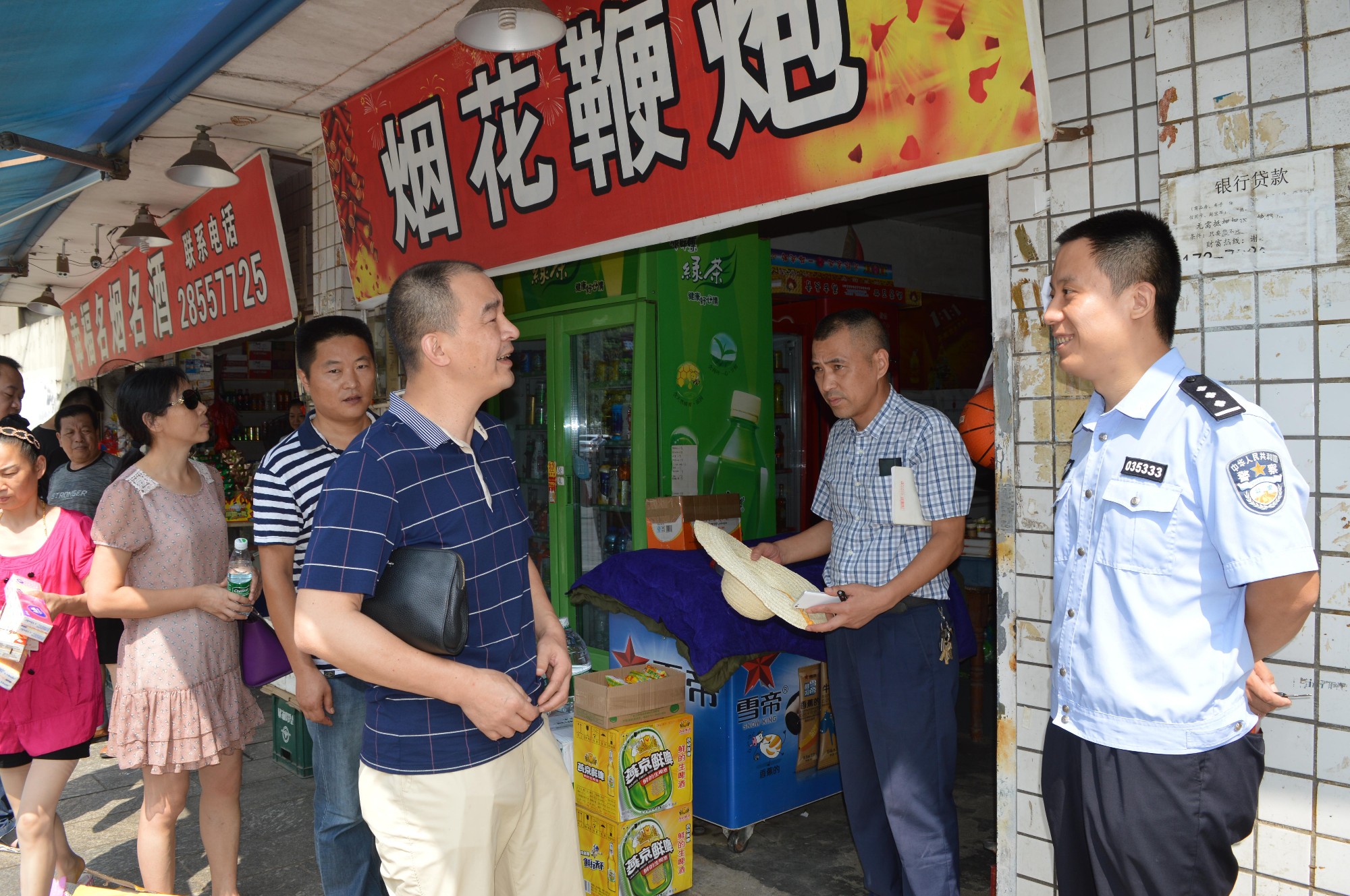 市安委会督查组来我区督查烟花爆竹打非治违工作