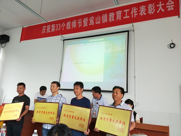 鸾山镇召开庆祝第33个教师节暨教育工作表彰大会