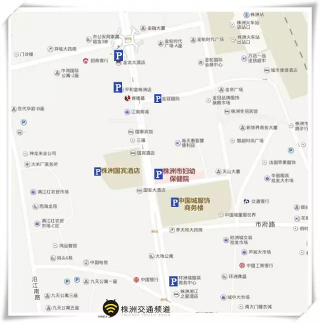 株洲城管停车地图