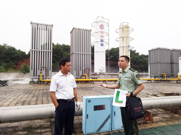 攸县消防大队全面开展辖区燃气安全专项治理工作