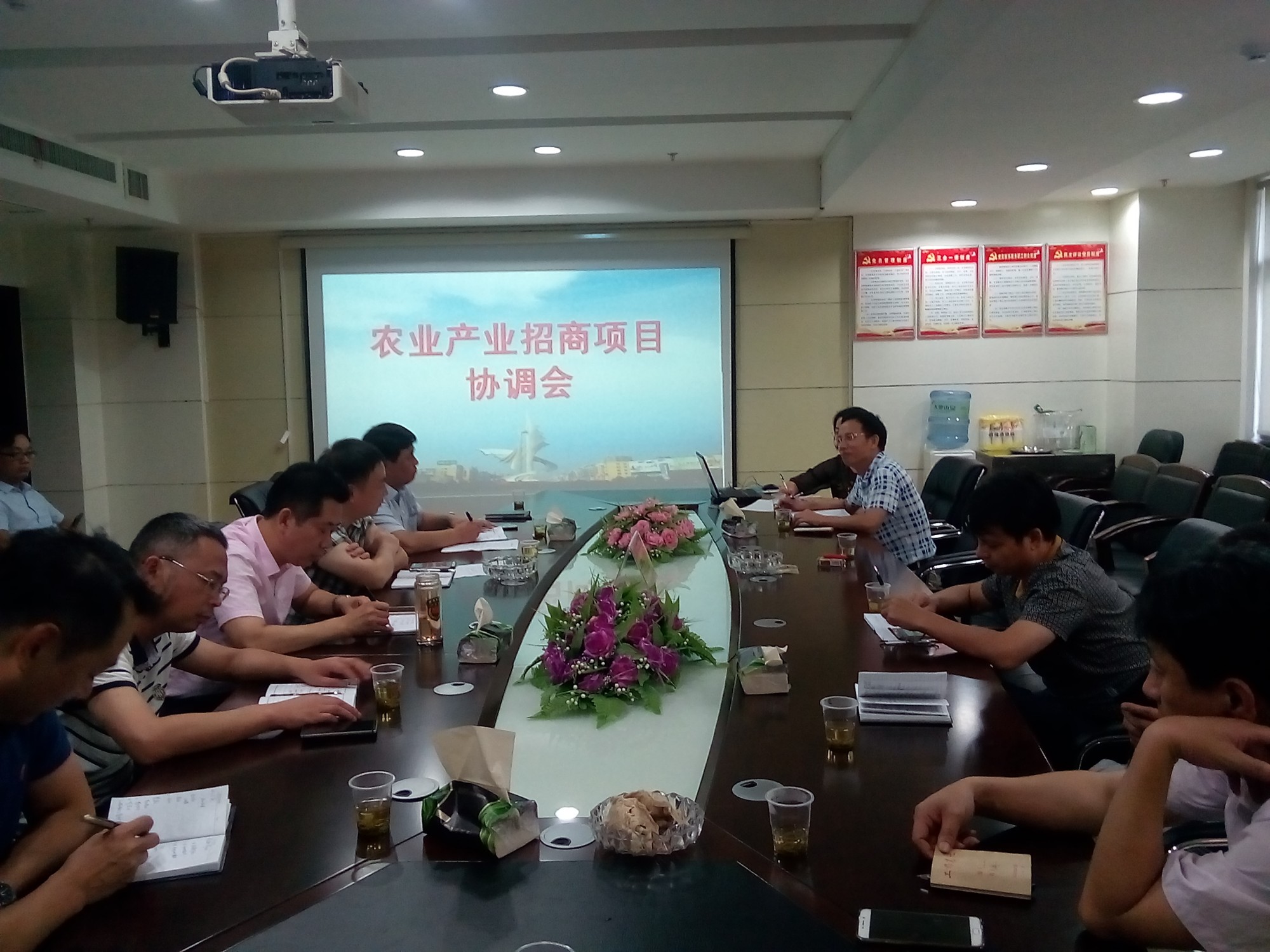 广州实进亿投资有限公司董事长夏双连一行来攸考察