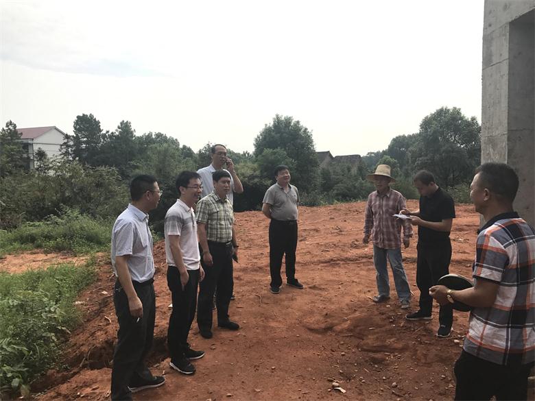【扶贫攻坚】李子善一行到江桥街道视察易地扶贫搬迁工作