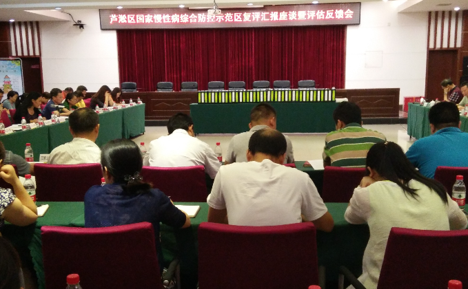 芦淞区接受国家慢性病综合防控示范区省级复评