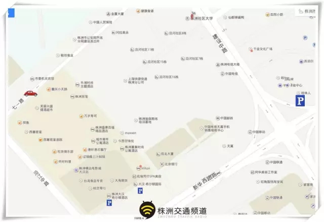 株洲城管停车地图