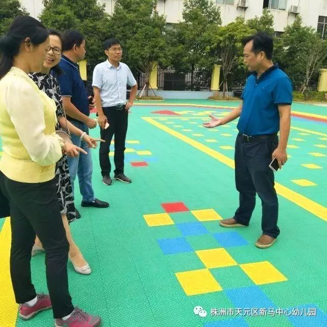 市教育局到新马中心幼儿园检查开学工作
