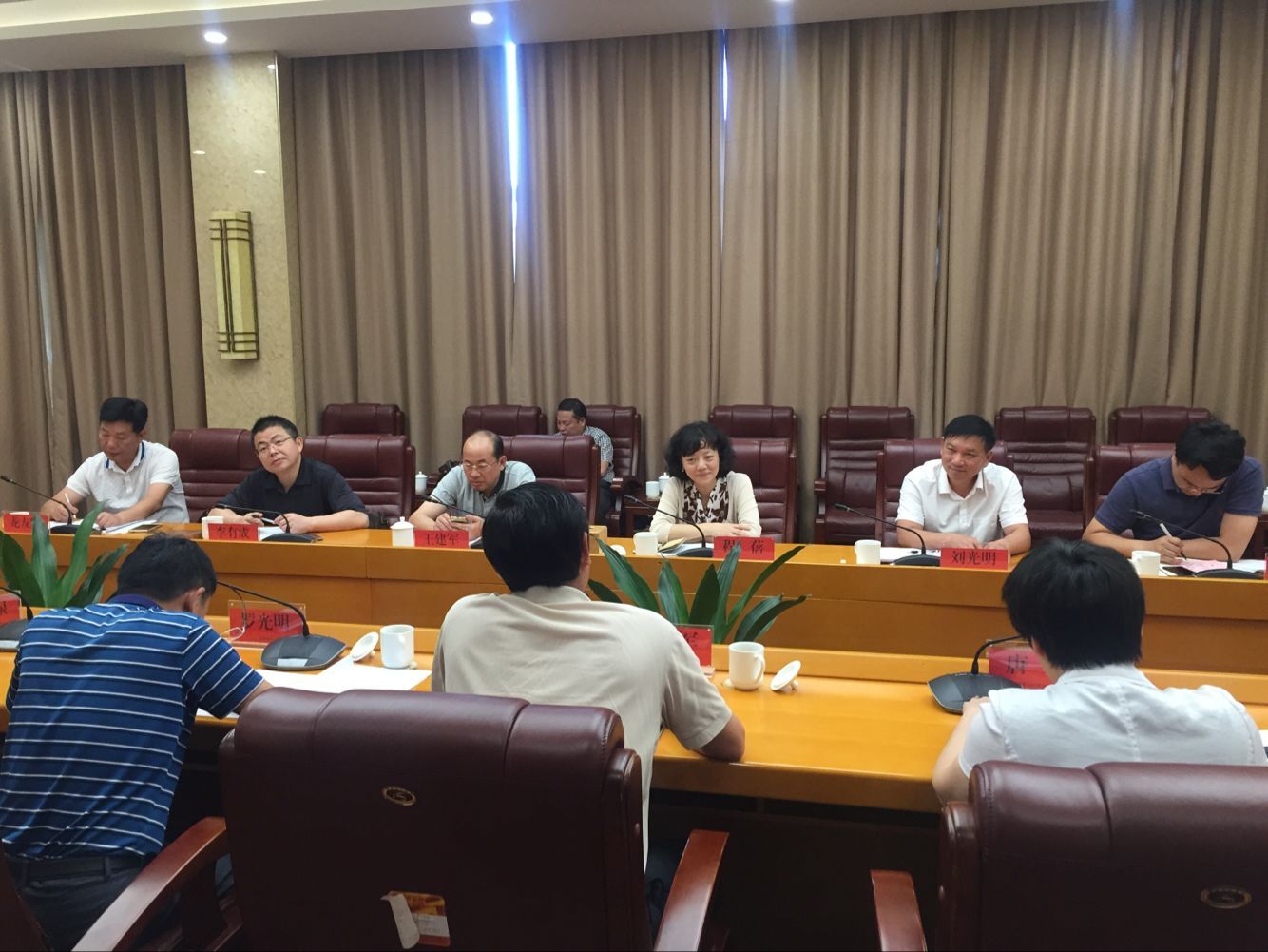湘潭市委常委、副市长程蓓一行来我市考察交流
