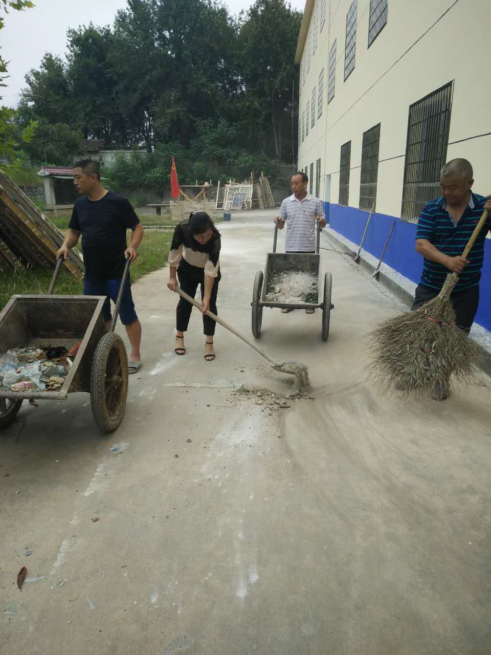 精准扶贫顺民心，网岭镇入户落实五个一