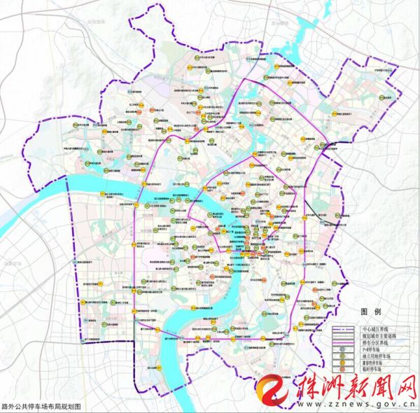 株洲城区停车规划方案：未来规划8万个停车位