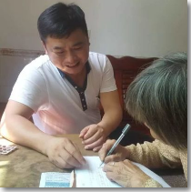 扶贫走访在行动 节日慰问暖人心