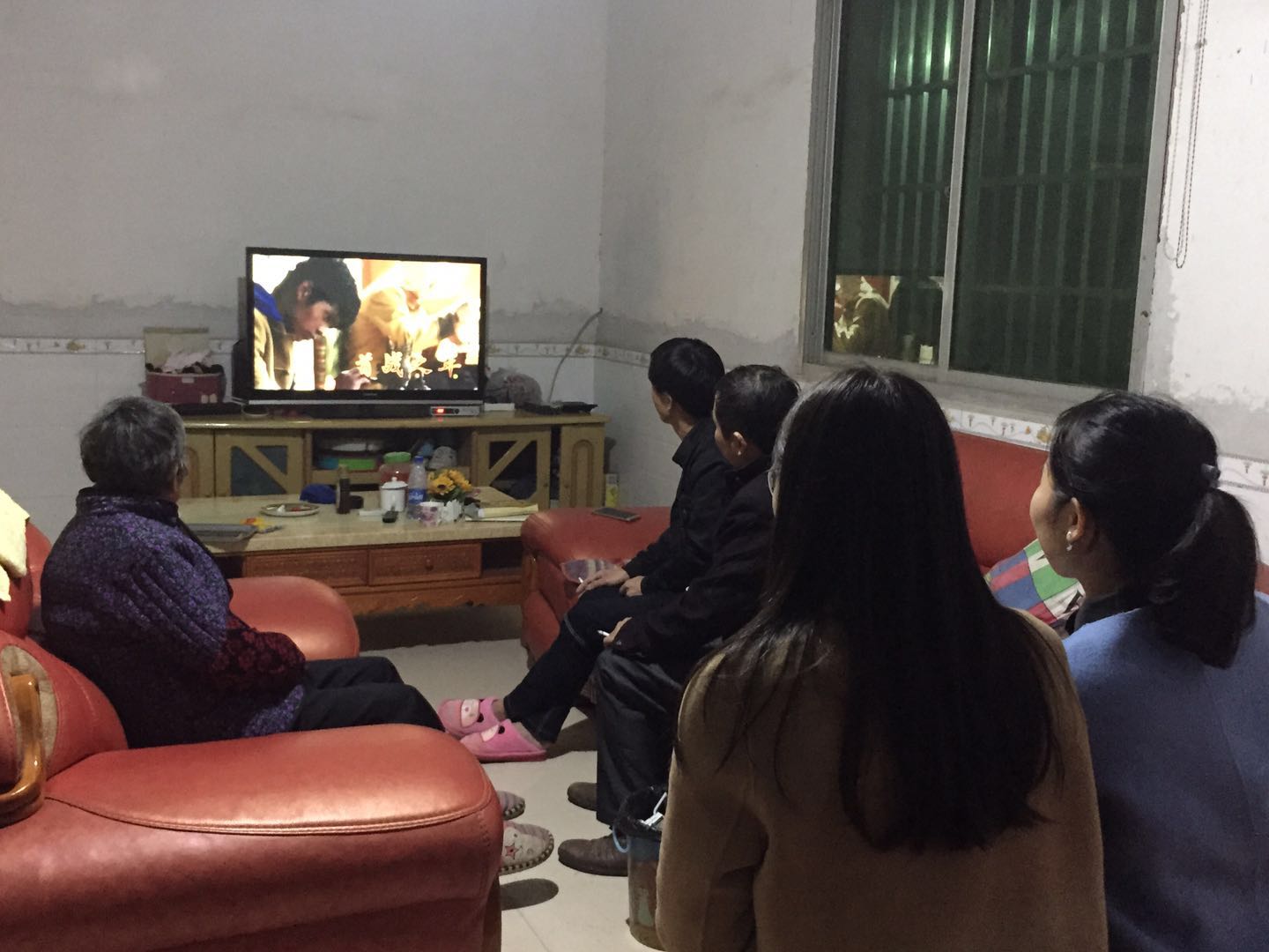 情牵扶贫同守望——嘉树镇观看扶贫日特别节目（图）