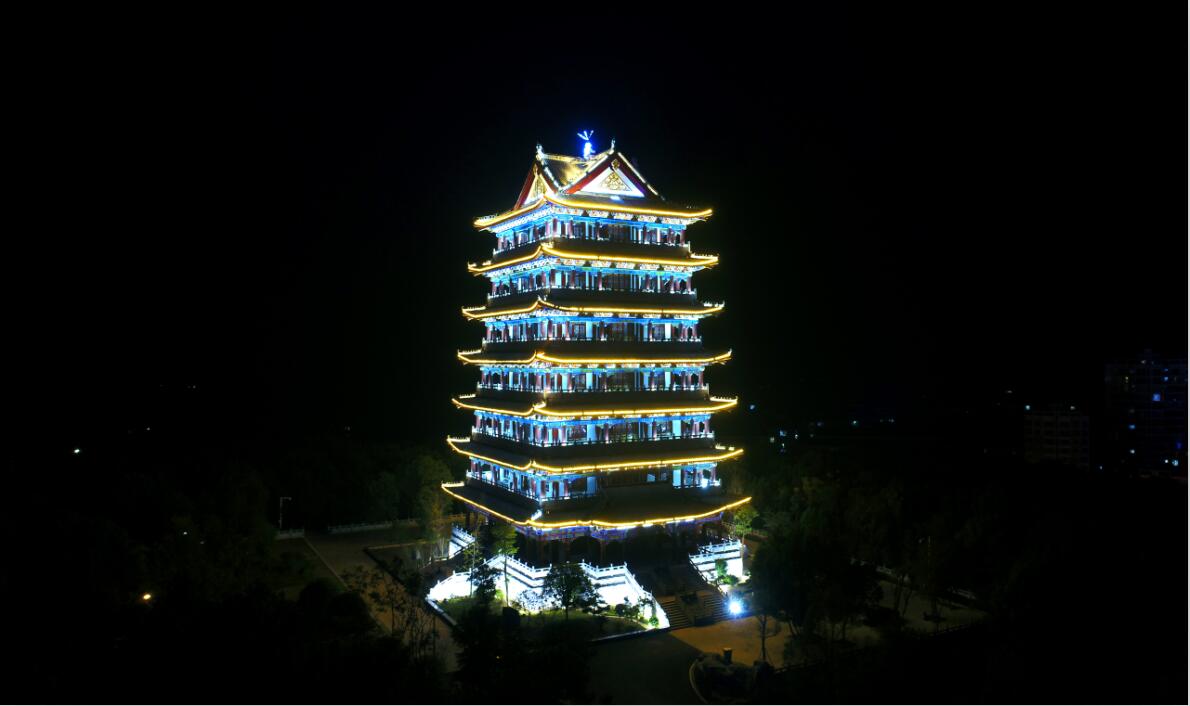 攸县夜景照明图片赏析