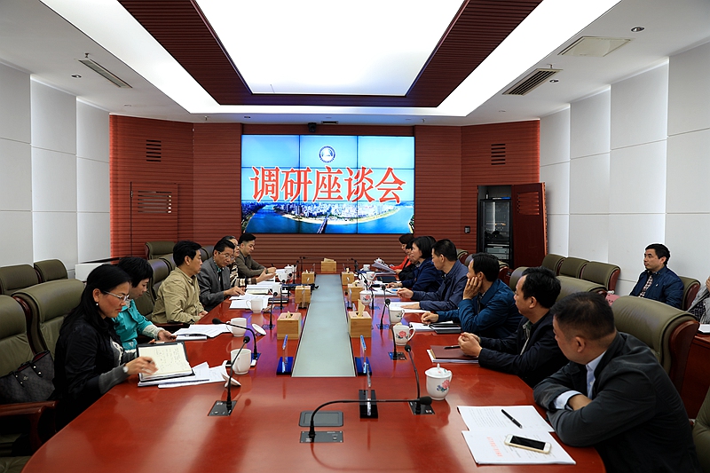 市政协副主席朱庸靖一行来我局调研