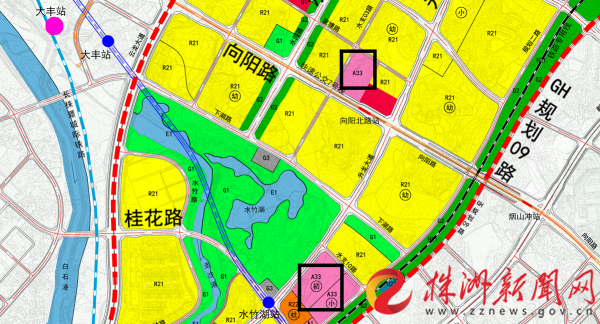 株洲水竹湖片区规划 将建公园/学校/医院【范围】