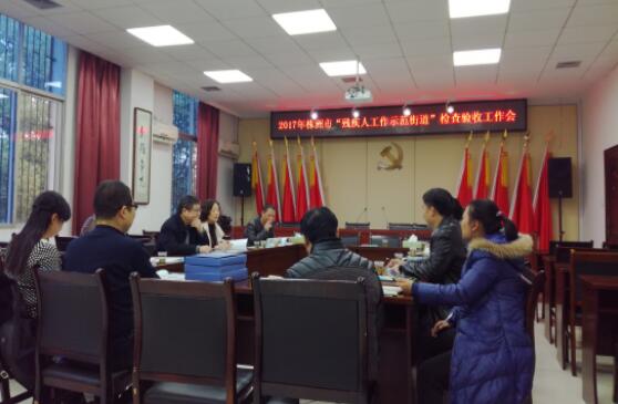 市残联检查验收我区“残疾人工作示范乡镇（街道）”创建工作