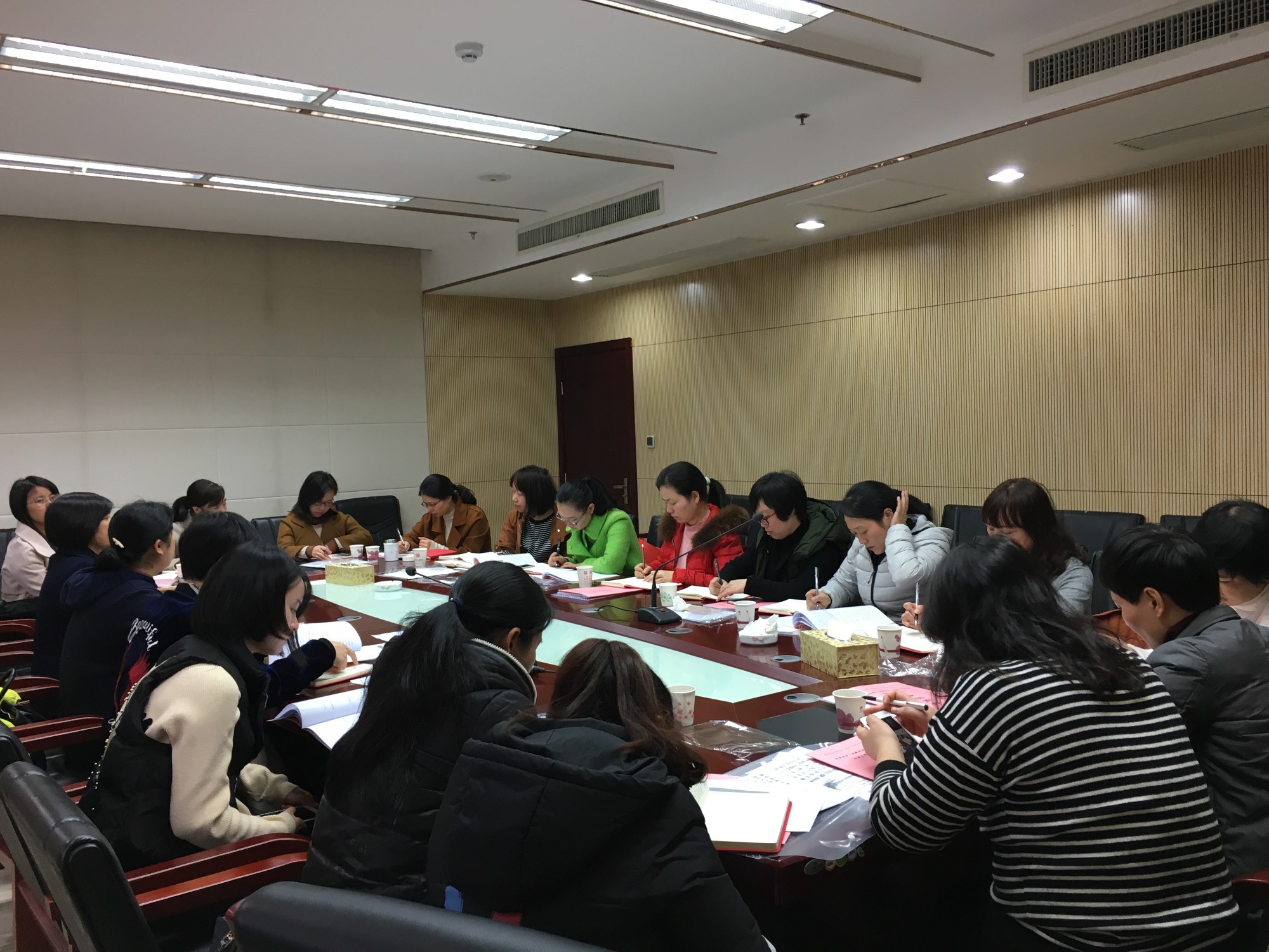 攸县妇联县乡两级妇联干部集中学习"党的十九大精神"