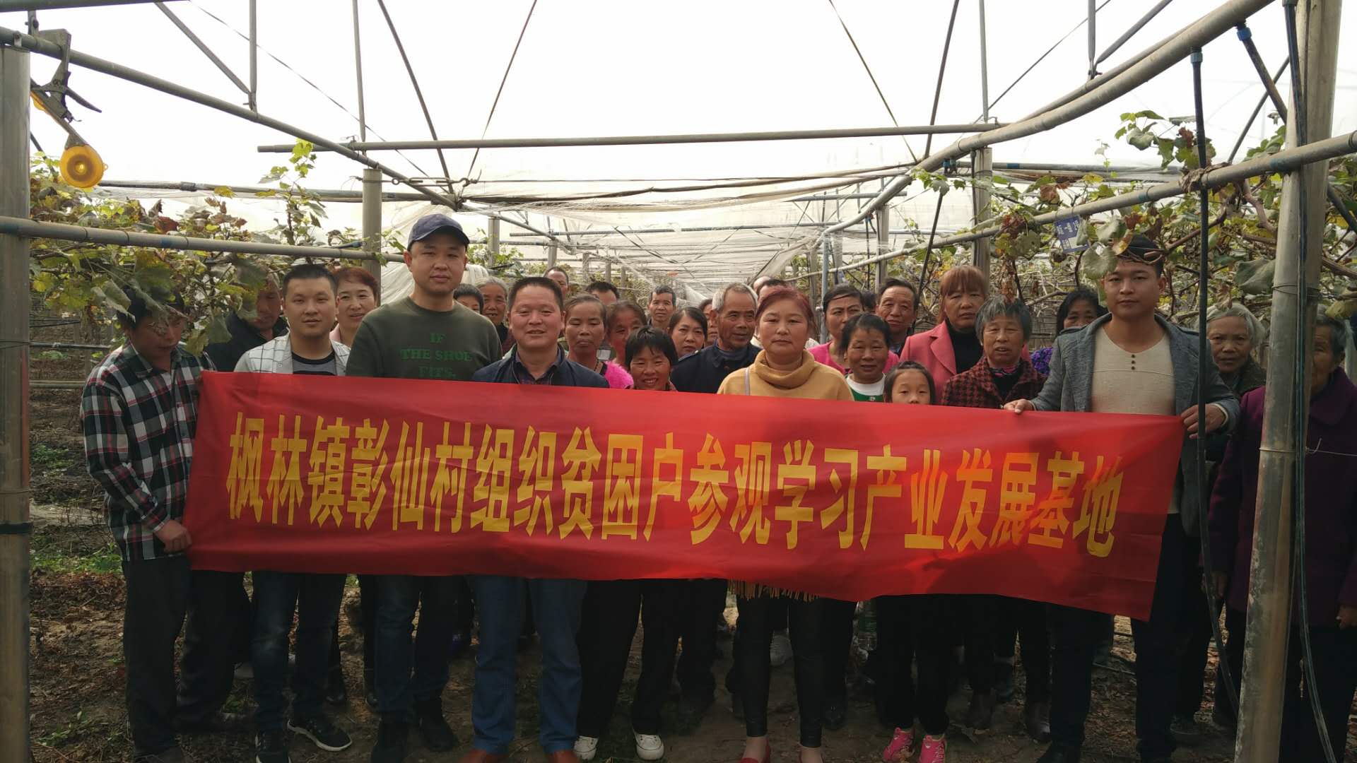 枫林镇彰仙村组织党员代表、贫困户外出取经（图）