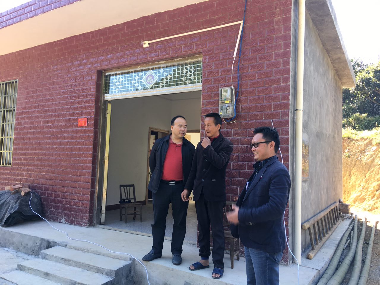 区民政茶陵送温暖 真情关怀暖人心