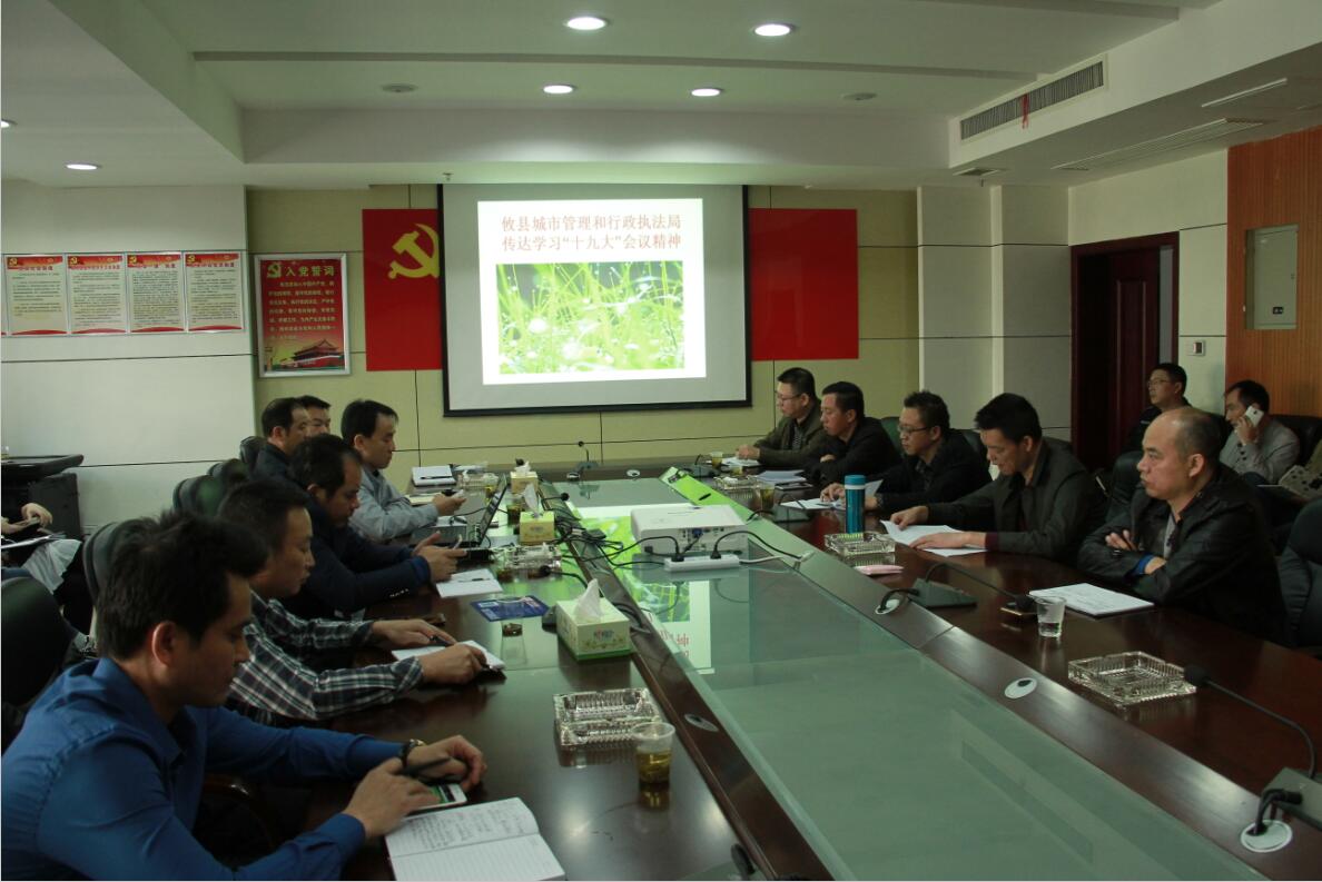 攸县城管局召开学习贯彻党的“十九大”精神会议