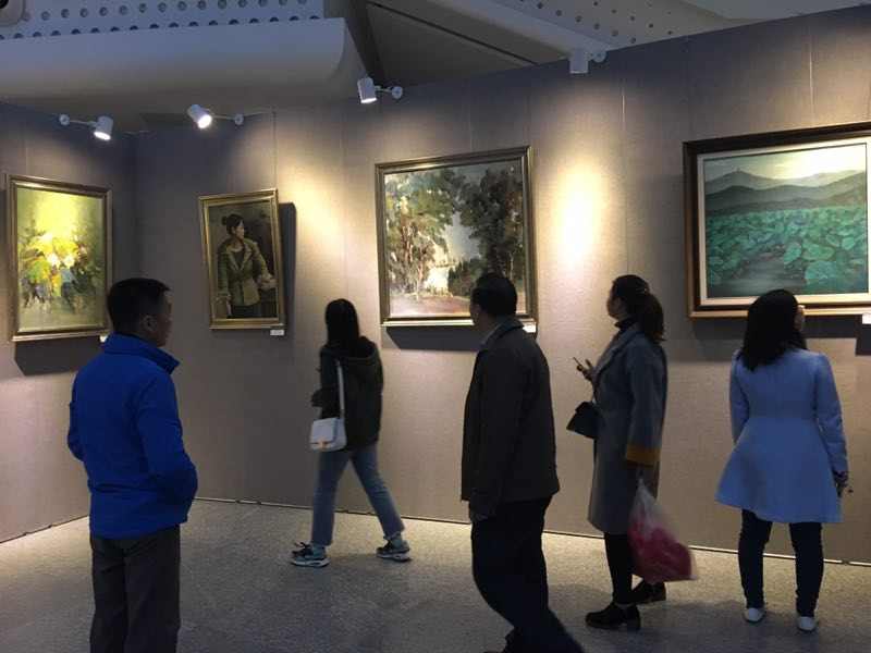 区民政局组织观看“清风株洲”廉洁文化创作活动书画作品展