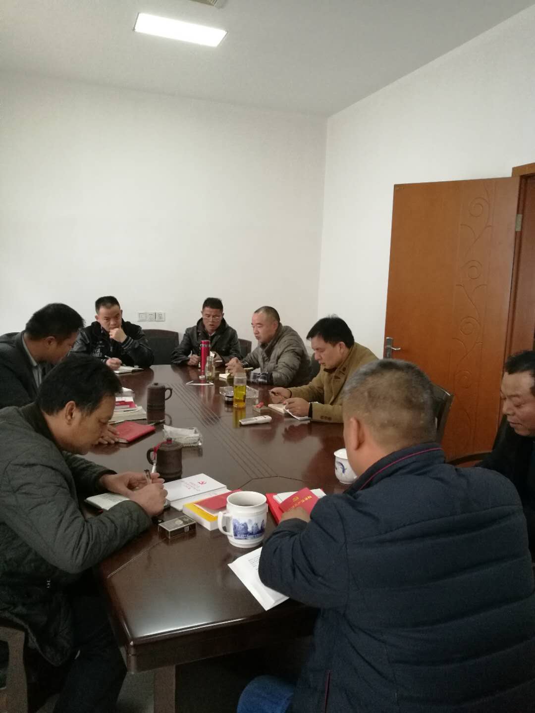 区水利局排渍站学习贯彻党的十九大会议精神
