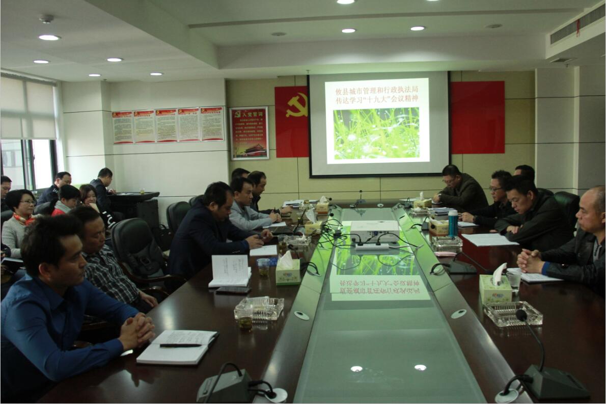 攸县城管局召开学习贯彻党的“十九大”精神会议