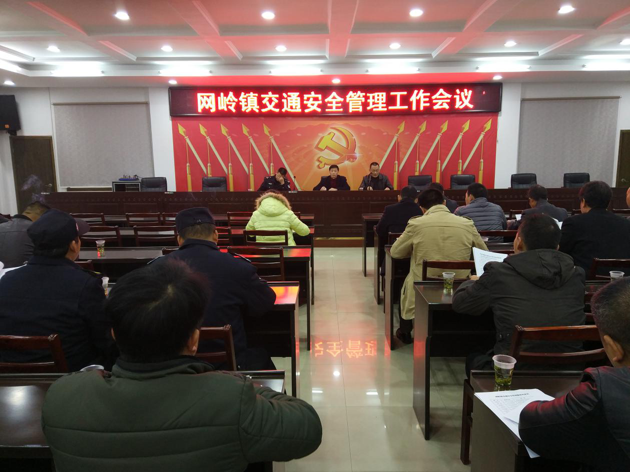 网岭镇召开交通安全管理工作会议