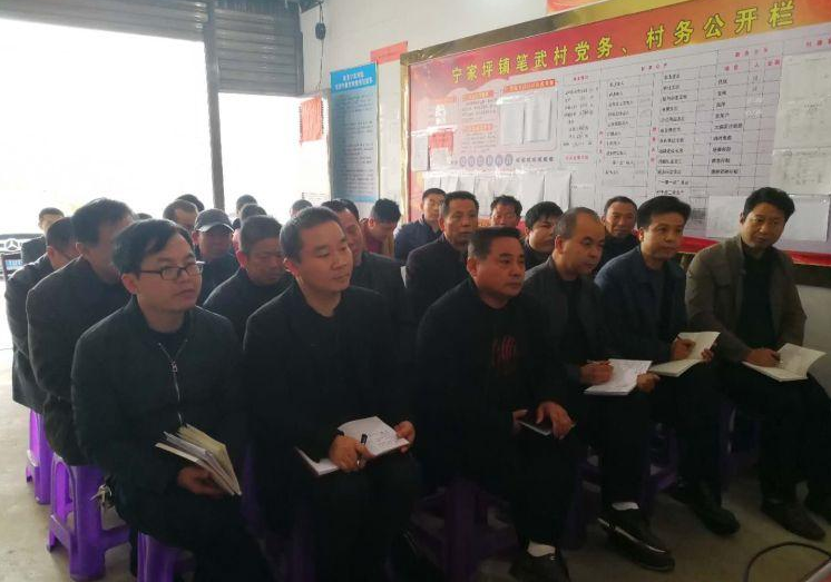 宁家坪镇：刘秀云到笔武村宣讲党的十九大精神