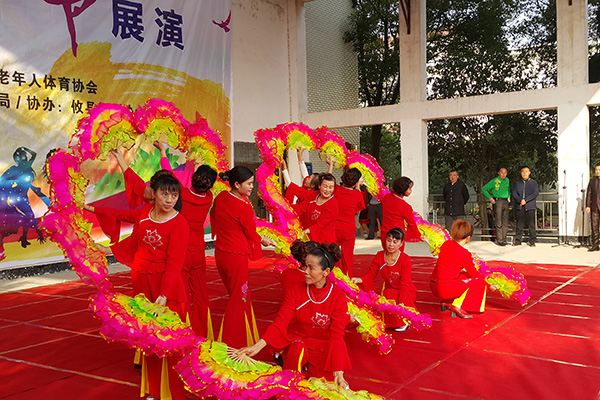攸县举行“活城区、美社区”千人广场舞展演活动