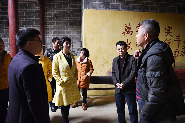 杨喜兰调研文物保护利用工作
