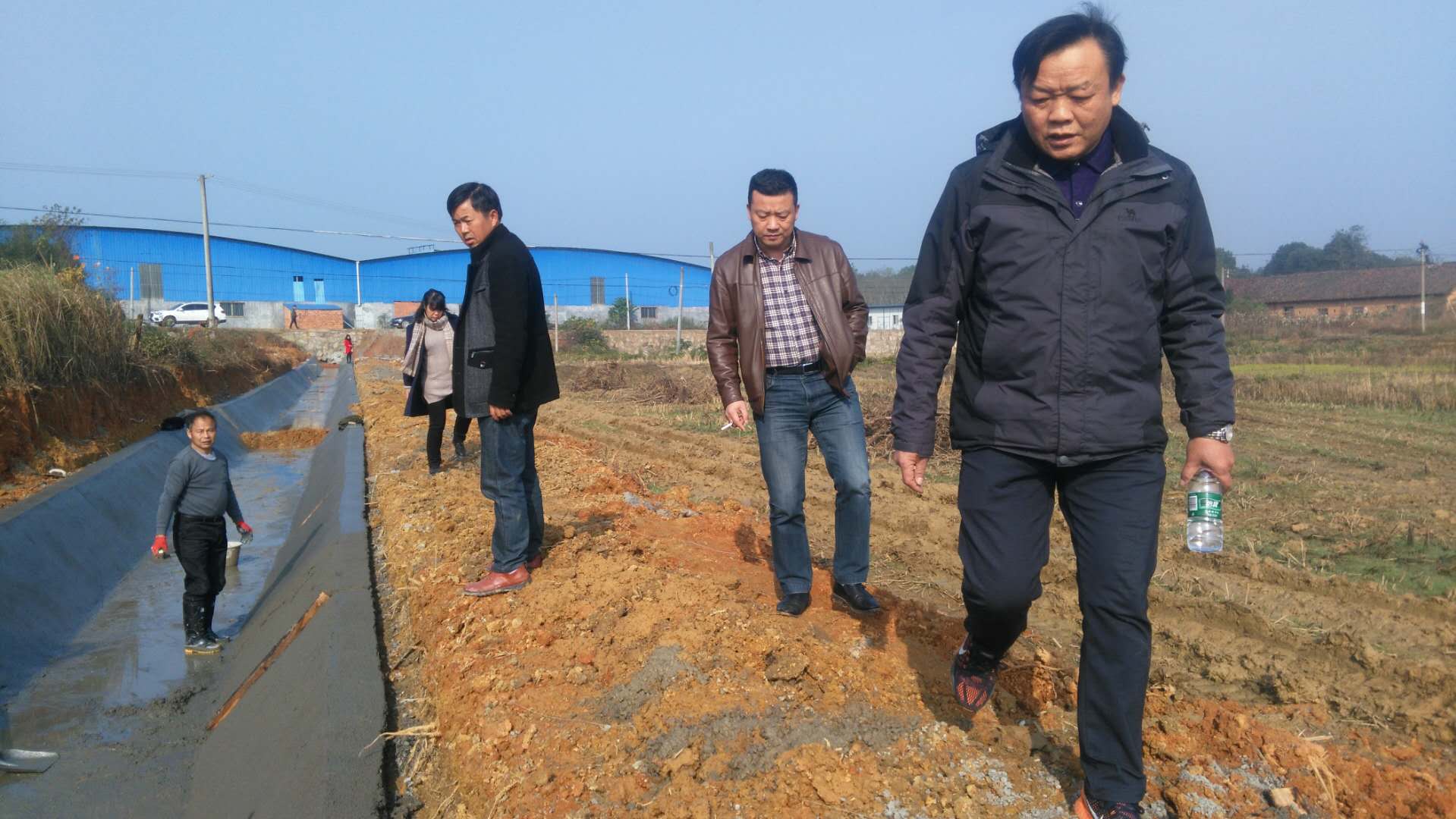 市水务局质监站到攸县农业水价项目检查指导工作