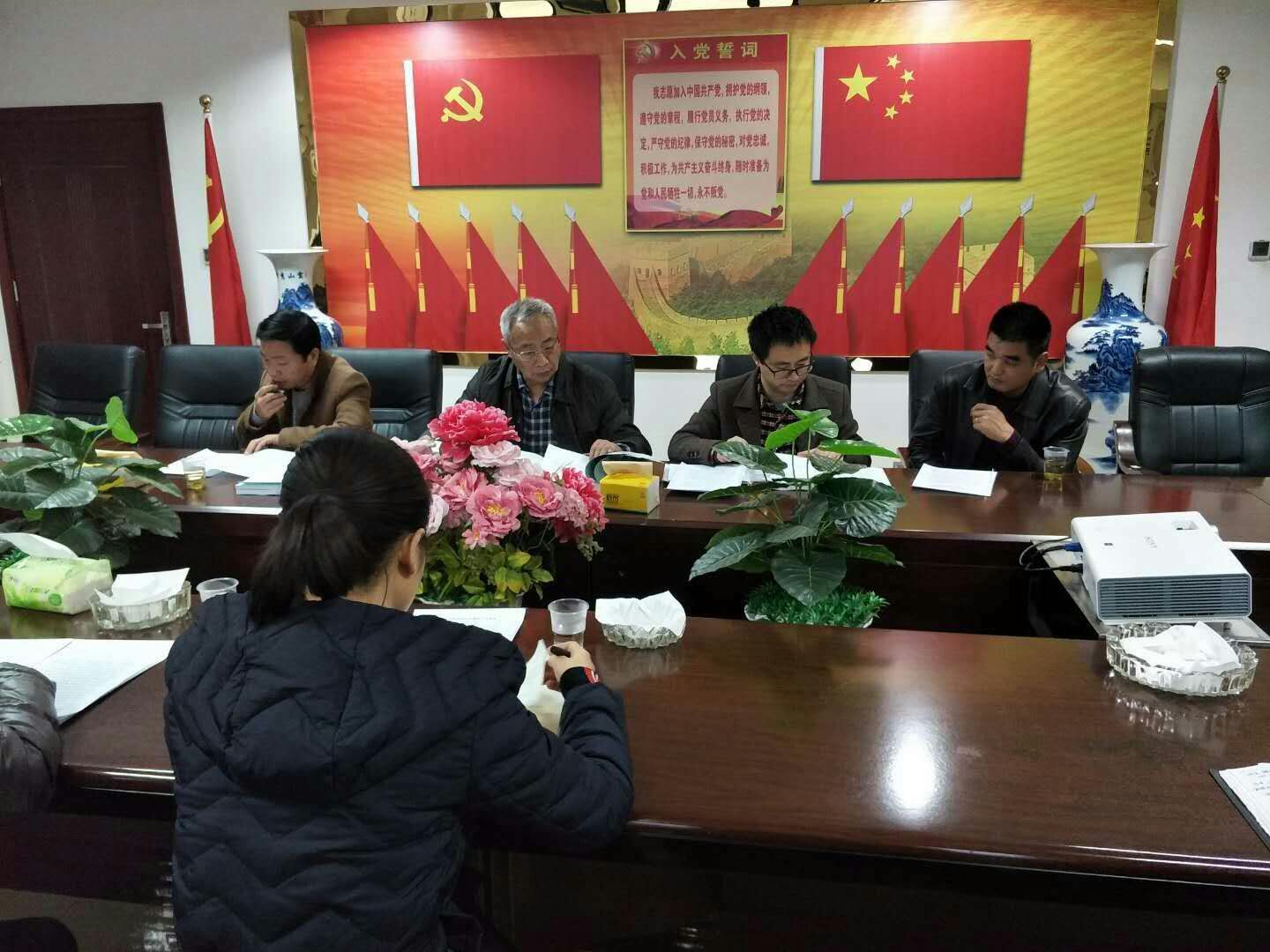 市两型办副主任付深根同志到我县指导调研两型社会建设综合配套改革工作