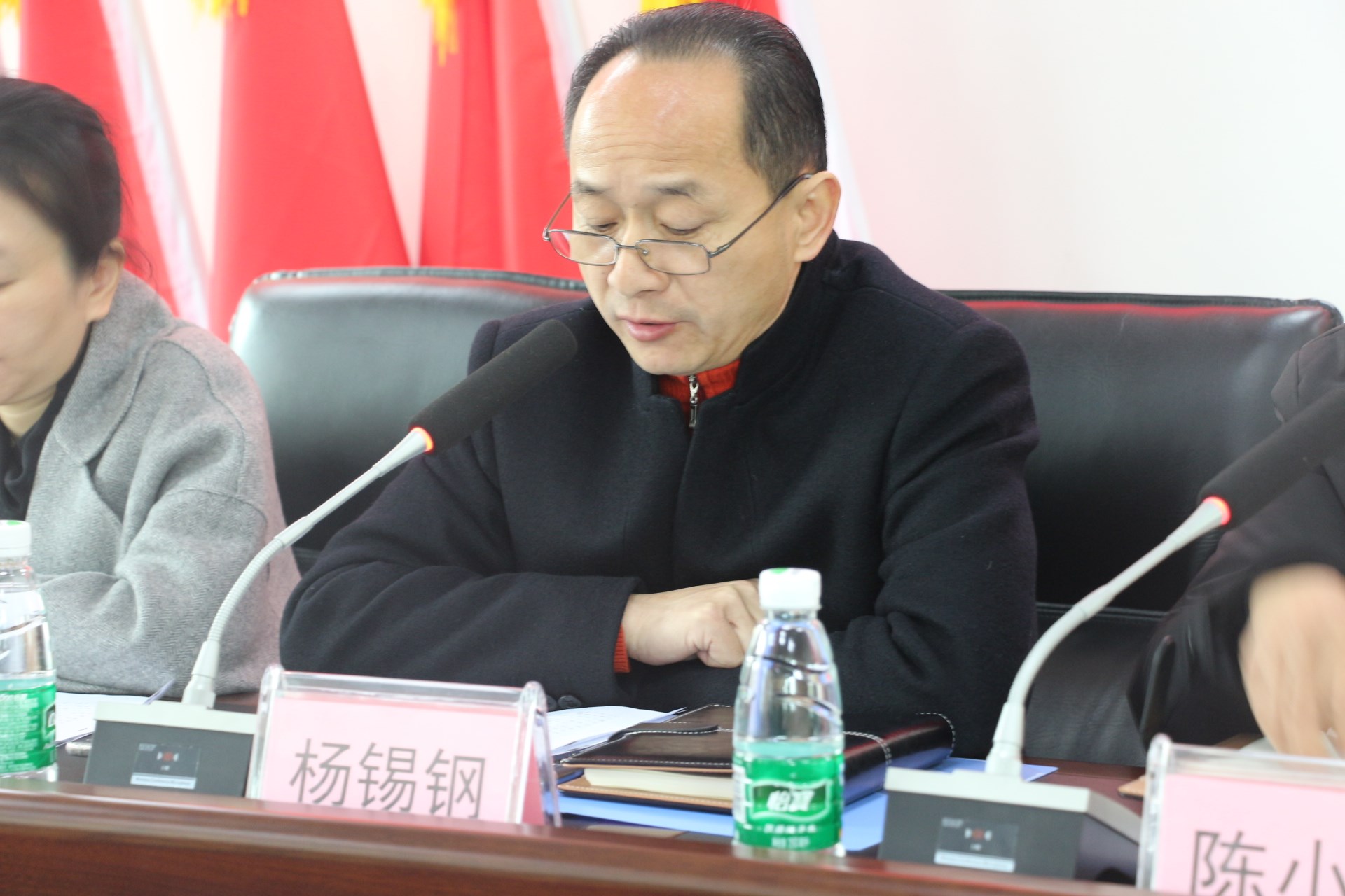董家塅街道召开2017年度基层党建工作述职评议会议