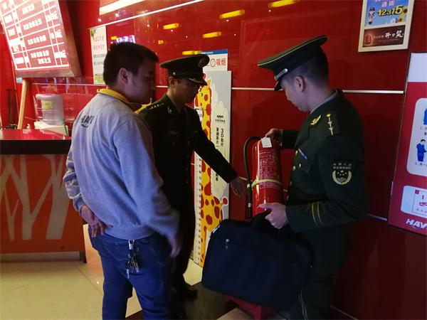 攸县消防深入辖区重点单位指导帮扶冬防工作