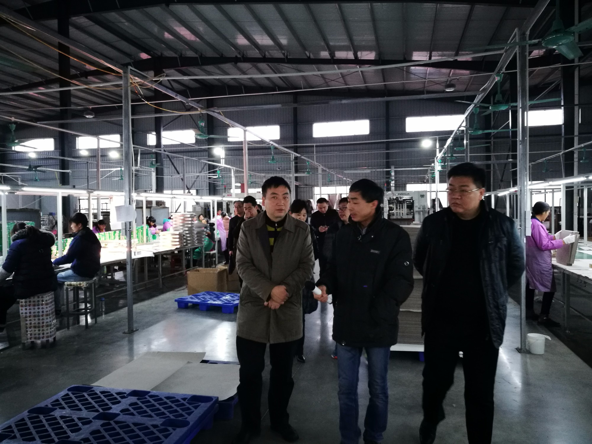 唐军全、彭顺昌带队考察学习“江华速度”
