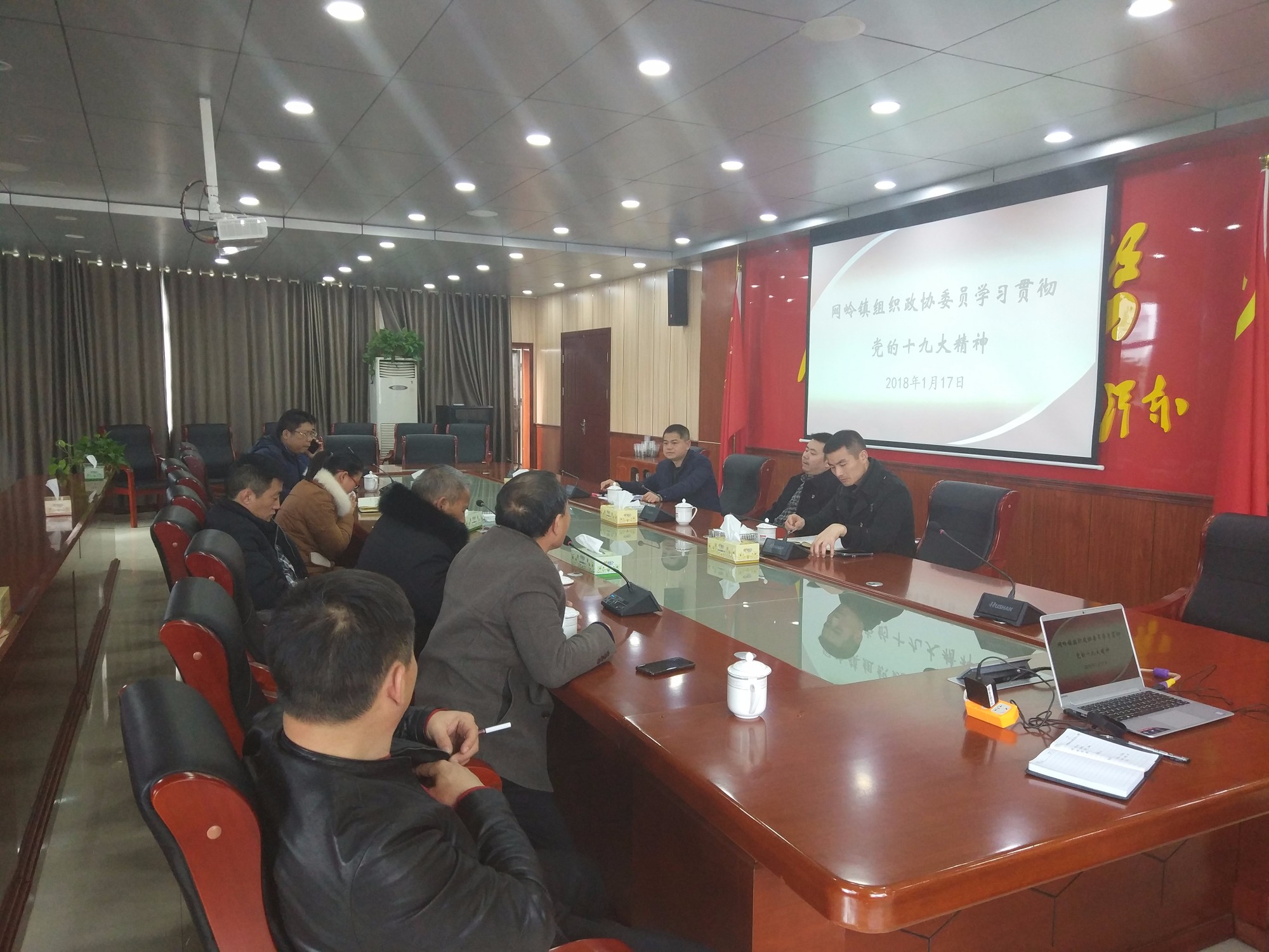 网岭镇组织政协委员学习贯彻党的十九大精神