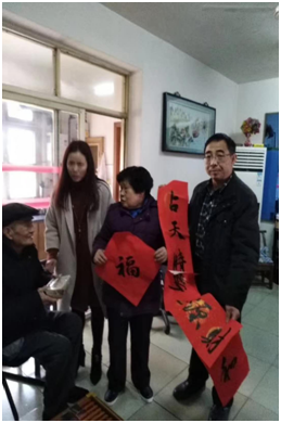 区统计局支部“迎新春, 三送三关爱”