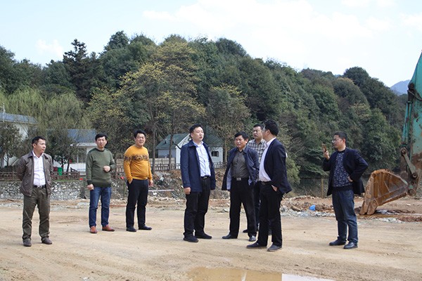 唐军全视察环湖游道等项目建设情况