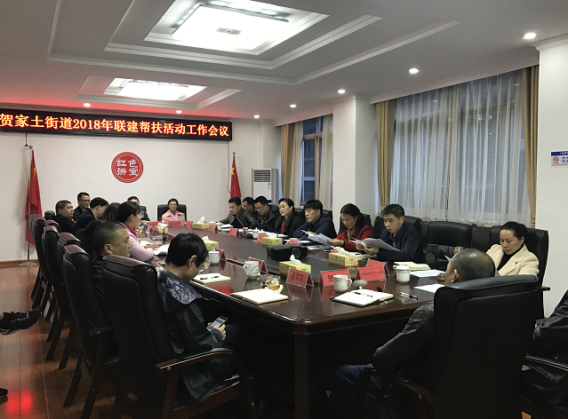 区政协主席陈光国到贺家土街道调研联建帮扶工作
