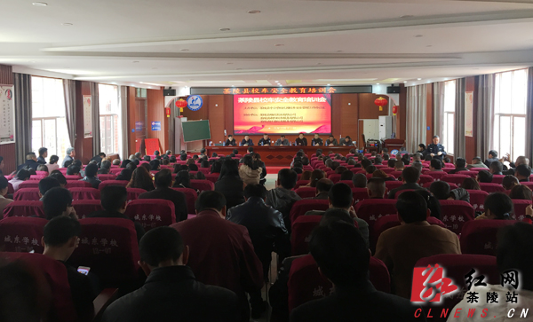 茶陵县召开校车安全教育培训会