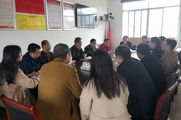 尹诺昂率队进点谭桥街道