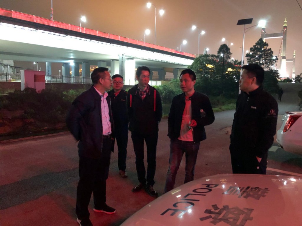 枫溪街道开展各村(社区)平安夜巡专项督查