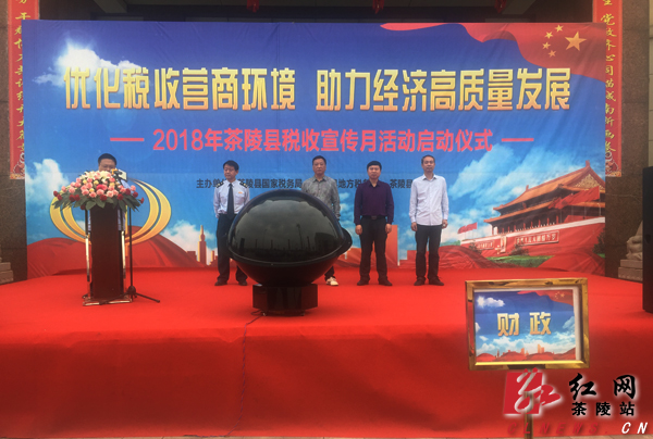 茶陵县开展“优化税收营商环境 助力经济高质量发展”税收宣传月活动