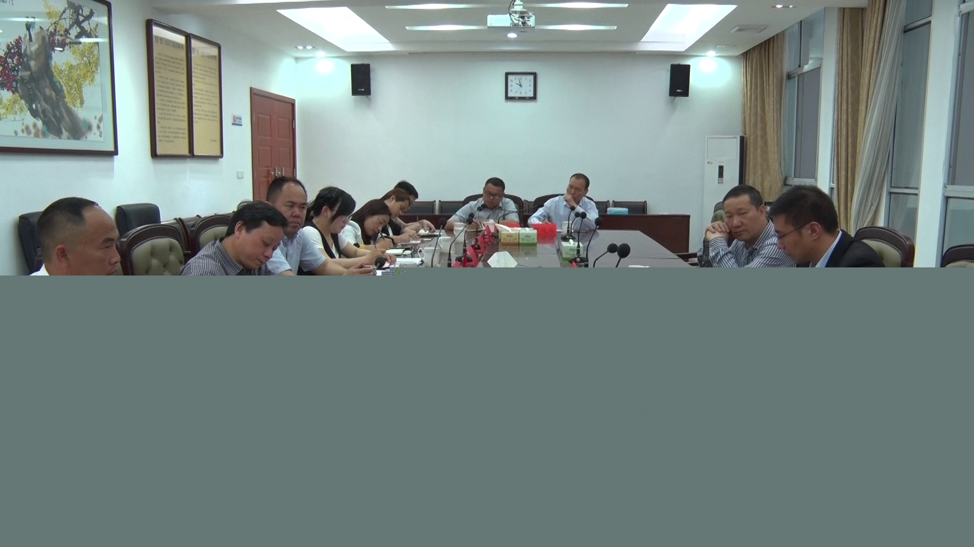 浙江蓝美科技股份有限公司来株洲县考察