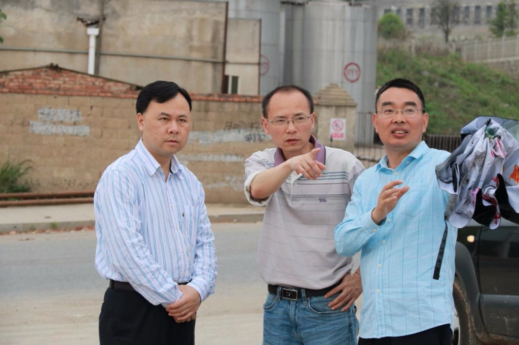 市委政研室调研芦淞区产业项目建设