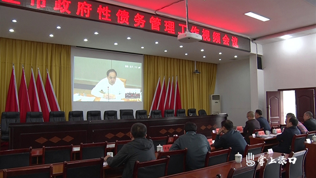 株洲县组织收听收看全市防范和化解政府性债务风险视频会议
