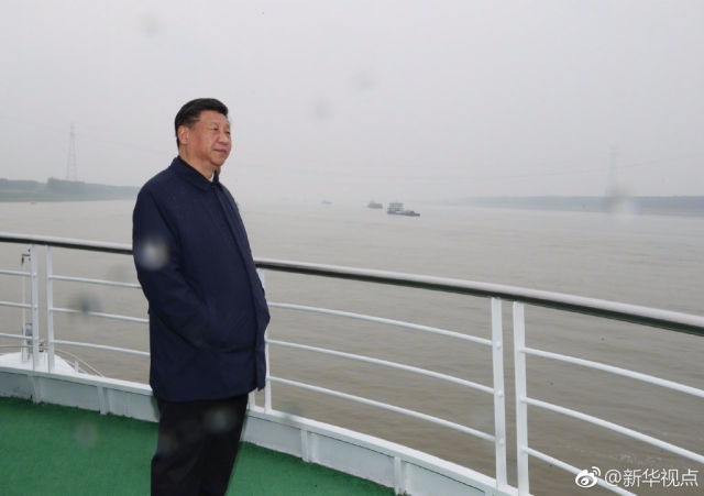习近平考察长江 强调治理水患要有战略举措