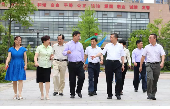 省教育厅厅长蒋昌忠调研天元学校