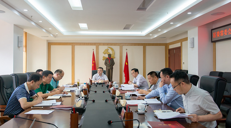 区委常委会专题学习研讨习近平总书记近期系列重要讲话精神